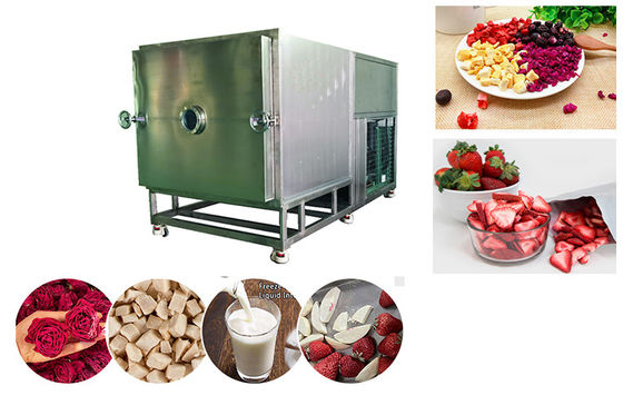 Asciugatrice a vuoto a congelamento alimentare ad alta capacità 100 kg/ lotto Macchina per frullare frutta secca
