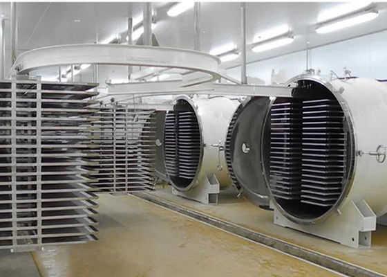 PLC Control Freeze Dryer Industria farmaceutica 500 kg/ lotto