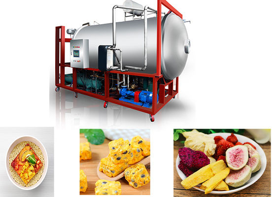 Asciugatrice a vuoto per congelazione alimentare di grado industriale 300 kg/ lotto