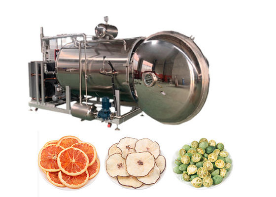 25KW di riscaldamento elettrico alimentare Freeze Dryer controllo PLC
