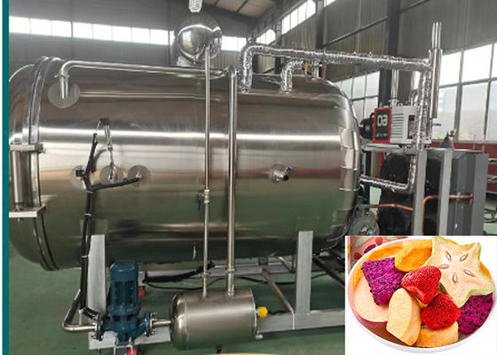 50 kg Macchine di congelazione a vuoto frutta secca raffreddamento ad aria