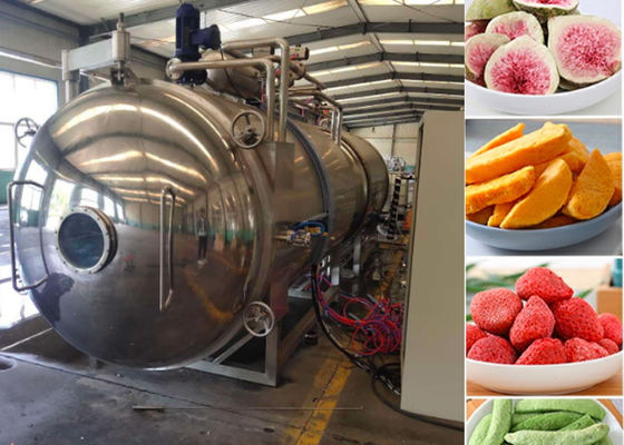 Macchine per l'essiccazione congelata a vuoto per alimenti di medie dimensioni 100 kg/ lotto