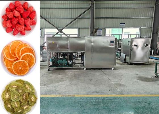 Asciugatrice a congelamento raffreddata ad aria 30-35 kg/ lotto per l'asciugatura di frutta e verdura