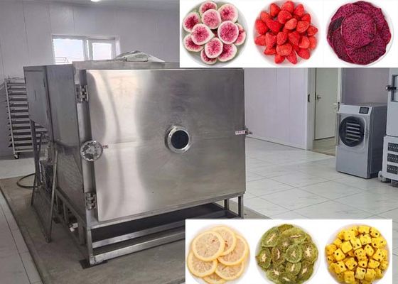Automatico 35KW riscaldamento elettrico Silicio vegetali freeze-dryer con 18 ~ 22h Freeze-drying Time per lotto