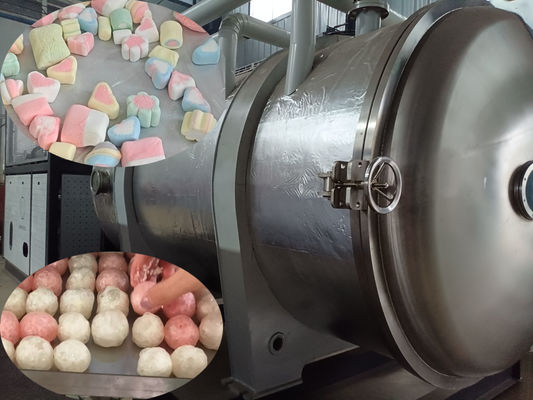 Aria di raffreddamento industriale Freeze Dryer Asciugatura per la produzione industriale Freeze Dry Candy