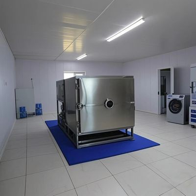 Asciugatrice a vuoto e congelatrice di alimenti da 200 kg/ lotto con unità di refrigerazione