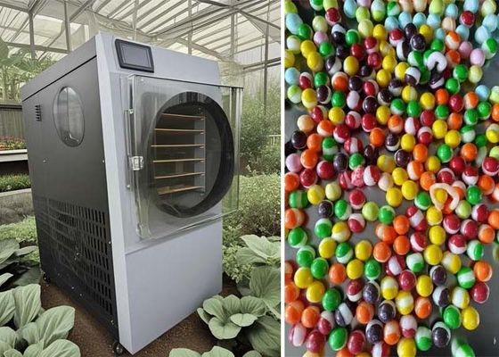 Candy Ice Cream 5 Tray Home Freeze Dryer Machine Modello in acciaio inox