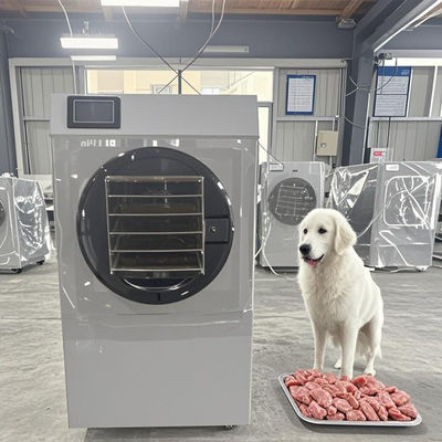 Liofilizzatore domestico medio da 6-8 kg realizzato in acciaio inossidabile SUS304 con sistema di controllo PLC