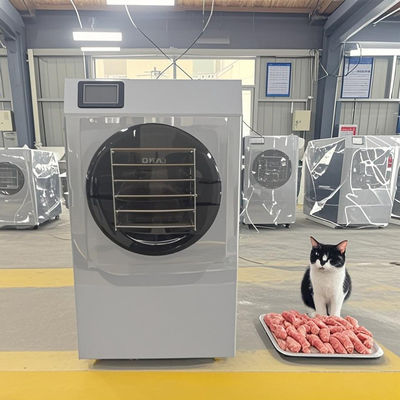 Alimenti per animali domestici 10 kg Freeze-dryer automatico Sistema industriale di conservazione degli alimenti ad alta efficienza energetica
