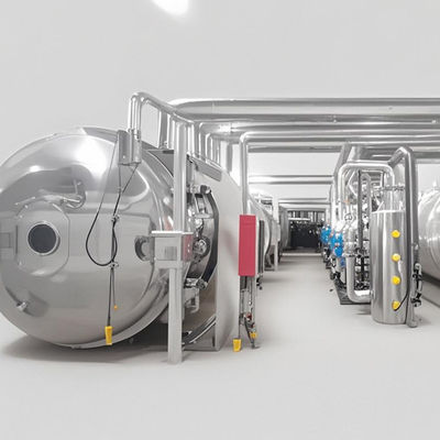 Apparecchiatura per liofilizzazione commerciale da 1 tonnellata, sistema di liofilizzazione su larga scala