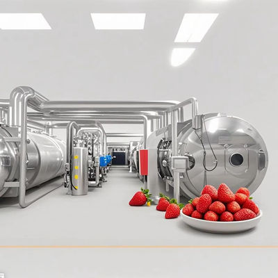 Liofilizzatore industriale 500 kg Sistema di liofilizzazione continua per le erbe