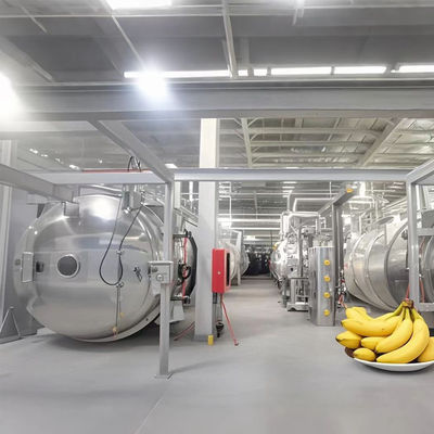 Liofilizzatore Industriale su Scala Industriale per Lotti da 1 Ton, Sistema di Essiccazione Commerciale ad Alta Efficienza Energetica