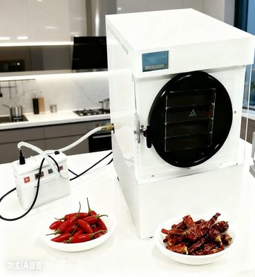 Compatto Casa Freeze Dryer Alimenti sani Prelibatezze da campeggio Dimensioni piccole Stile di vita Utilizzazioni Campeggio Alimentazione sana