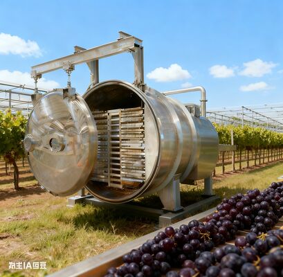 Costruito per la resistenza: asciugatrice industriale a congelamento a bassa manutenzione per la lavorazione degli ingredienti 24 ore su 24, 7 giorni su 7.