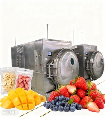 Liofilizzatore su larga scala: Liofrizzatore industriale automatizzato ed energeticamente efficiente per la conservazione di grandi volumi