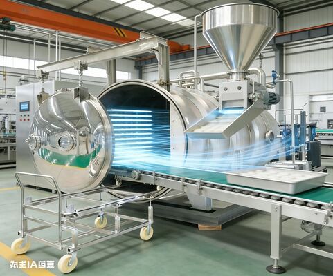 Asciugatrice industriale, capacità di 200 kg.