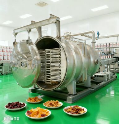 Liofilizzatore per uso industriale da 180 kg con costruzione in acciaio inossidabile e controllo preciso della temperatura per una qualità costante