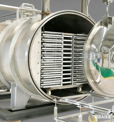 Macchina liofilizzatrice automatica a vuoto con tempo di asciugatura da 20 a 24 ore, ideale per la produzione farmaceutica, chimica e alimentare