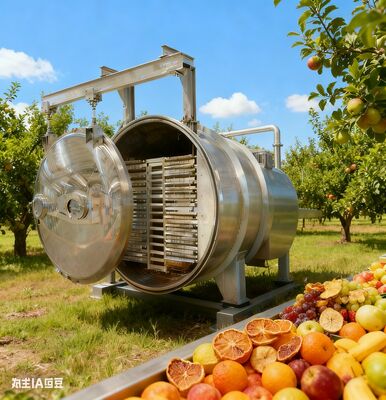 Riducete i costi, aumentate la produzione. Macchine per l'essicca-congelazione alimentare su larga scala, progettazione a risparmio energetico, cicli di essiccazione veloci e bassa manutenzione