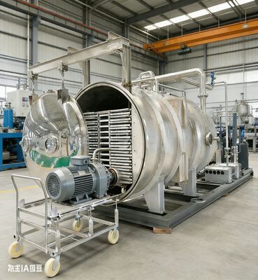 Dalla fattoria al mercato, la perfezione è bloccata. I nostri freeze-dryers da 200 kg di grande capacità lavorano frutta, frutti di mare e piatti pronti conservando il 98% dei nutrienti e il sapore originale.