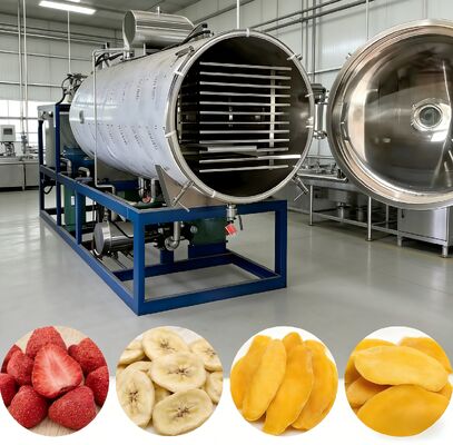 Essiccatore a liofilizzazione in acciaio inossidabile 304 con sistema di raffreddamento ad acqua, ideale per applicazioni di laboratorio e industriali