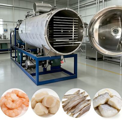 Macchina liofilizzatrice a controllo PLC con tempo di asciugatura da 20 a 24 ore, progettata per processi di liofilizzazione