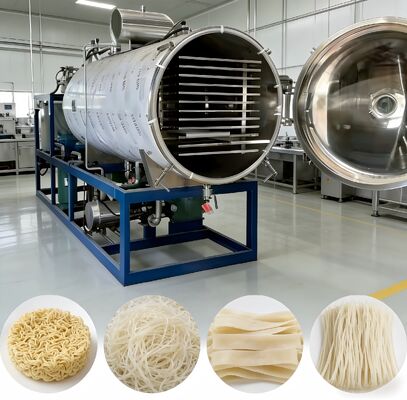Sistema di controllo PLC per liofilizzatore industriale in acciaio inossidabile 304, livello di vuoto inferiore a 13Pa, adatto per alimenti, farmaceutici e chimici