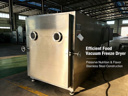 o Leybold sistema di refrigerazione alimenti aspiratore freeze-dryer con riscaldamento elettrico e corpo in acciaio inossidabile di qualità alimentare durevole 304