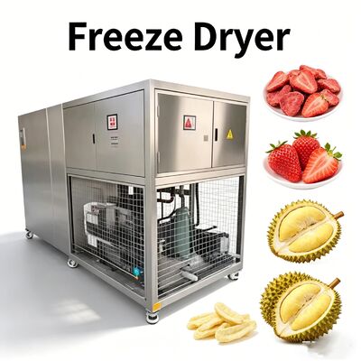 Asciugatrice a vuoto frigorifero alimentare raffreddata ad aria Con tensione 380V 50HZ 3PH e potenza di installazione di 35KW Ideale per la conservazione della durata di conservazione degli alimenti
