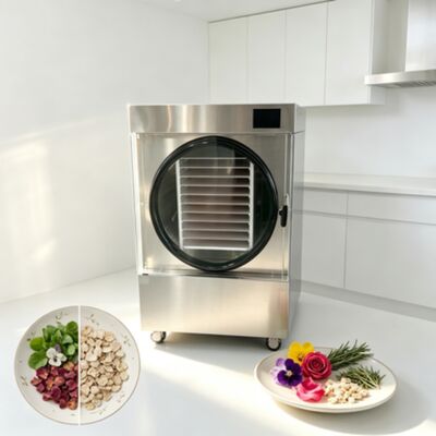 Livello di rumore 50dB Asciugatrice per congelazione a domicilio 220V 1PH 50 60HZ Ciclo di asciugatura per congelazione da 24 a 30 ore Interfaccia e controlli user friendly