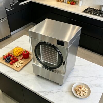 Liofilizzatore domestico combinato con pompa per vuoto Baosi a due stadi per riscaldamento elettrico, che garantisce risultati di liofilizzazione a casa