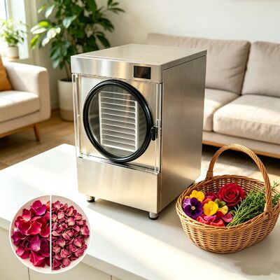SUS304 Stainless Steel Small Freeze Dryer Capacità da 20 a 25 kg Progettazione compatta per una facile integrazione in ambienti di laboratorio