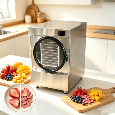 Liofilizzatore domestico 220V 1PH 50 60HZ Capacità 215kg Livello di rumore 50dB Macchina per liofilizzazione alimentare facile da usare