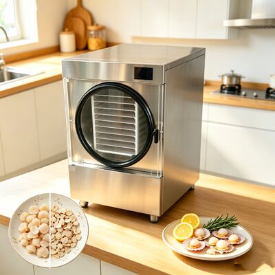 1100 1000 1180mm Secchetto a congelamento domestico realizzato in acciaio inossidabile SUS304 Ideale per l'essiccazione a congelamento di frutta e verdura