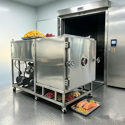 Dimensione della camera 1800 1700 1300 mm Secatore frigorifero per ortaggi con una capacità di lotto di 100 kg, su misura per le soluzioni di asciugatura delle verdure