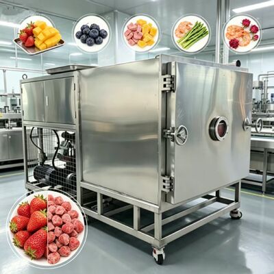 13 strati o personalizzazione Liofilizzatore per verdure Limite di vuoto 13Pa Capacità 1600Kg Adatto per la lavorazione alimentare industriale