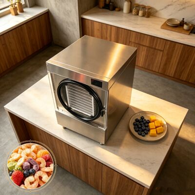 Sistema intelligente a controllo remoto Mini Freeze Dryer Livello di rumore 50dB Dispositivo compatto per l'essiccazione a congelamento di materiali biologici sensibili
