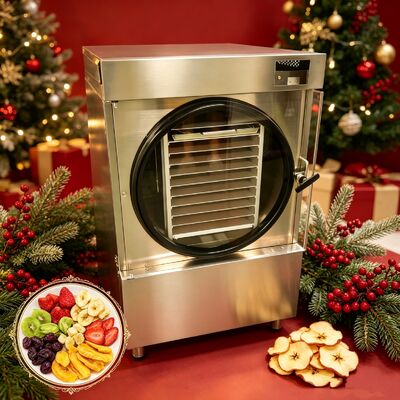 Two-stage Baosi Vacuum Pump Mini freeze dryer suitable for medium scale freeze drying offering compact size and operation