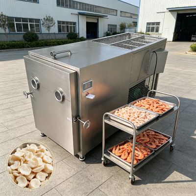 FOB Seccatrice a congelamento per ortaggi alimentata da una pompa a vuoto rotativa a due fasi adatta alla lavorazione su larga scala di ortaggi