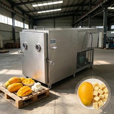 Pompa a vuoto a due fasi a rotatoria per cisterna per vegetali Secatrice a congelamento Grandezza 1800 1700 1300 mm Intervallo di temperatura da meno 50 a più 50 gradi Celsius