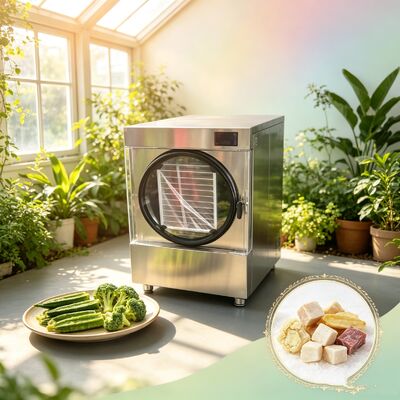 20-25 kg Capacità Asciugatrice a congelamento casalinga 3600W Potenza SUS304 Conchiglia in acciaio inossidabile Adatta per la conservazione e lo stoccaggio degli alimenti