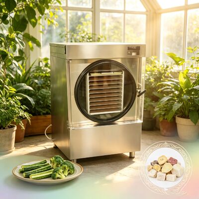 Intervallo di temperatura del liofilizzatore domestico medio da meno 50 gradi Celsius a più 90 gradi Celsius adatto per la conservazione degli alimenti e il laboratorio