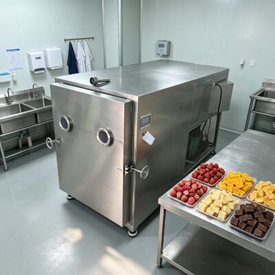 Dimensioni vassoio 1280 600 30 mm Liofilizzatore per verdure scelta perfetta per l'essiccazione delle verdure consumo energetico Sistema energetico 10 KwH