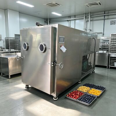 Tempo di essiccazione per congelamento di lotti da 18 a 22 ore Essiccatore per congelamento di verdure con alimentazione da 240V a 380V a 3PH progettato per l'essiccazione di verdure