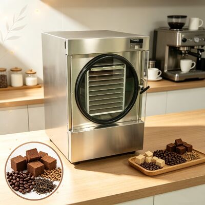 Da 20 a 25 kg Capacità Mini Freeze Dryer Dimensione 1100 1000 1180mm Perfetto per l'essiccazione a congelamento Materiali biologici delicati