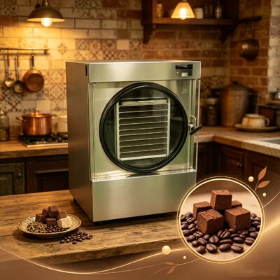 Display LCD Home Freeze Dryer SUS304 Conchiglia in acciaio inossidabile che fornisce una conservazione efficace degli alimenti e una durata di conservazione prolungata