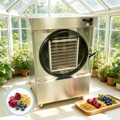 Sistema Intelligente Remote Control Home Freeze Dryer SUS304 Acciaio inossidabile 215kg Capacità adatta a vari tipi di alimenti