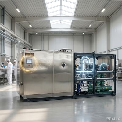 Asciugatrice a vuoto industriale Liofilizzatore Macchina idraulica di sigillamento dei flaconi